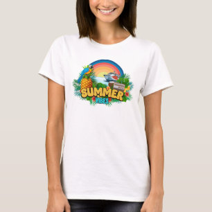 T-shirt Vacances d'été plage vibes