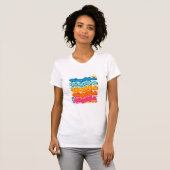 T-shirt Vacances d'été rétro (Devant entier)