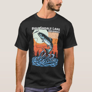 T-shirt Vacances d'été Retro Sunset Arkansas Bull Shoals