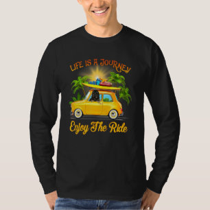T-shirt Vacances d'été tropicales de plage vintage Mas tib