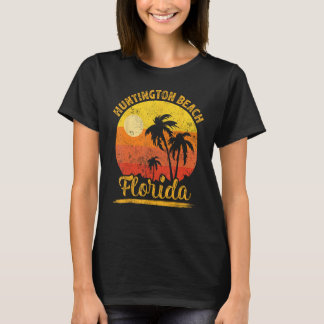 T-shirt Vacances d'été Vintage coucher de soleil Floride H