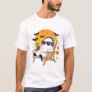 T-shirt Vacances d'Halloween de fantôme cool Drôle de vibe