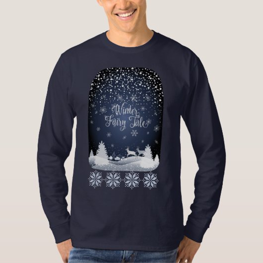 T-shirt Vacances d'hiver Conte de fées Imaginaire Forêt de (Devant)