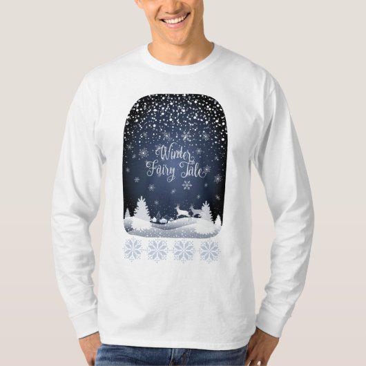 T-shirt Vacances d'hiver Conte de fées Imaginaire Forêt de (Devant)