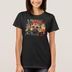 T-shirt Vacances d'hiver Genius Maman Allemand Berger Chie