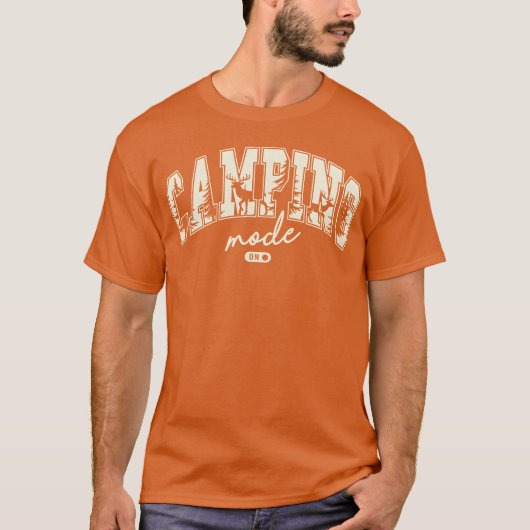 T-shirt Vacances en camping mode amis (Devant)