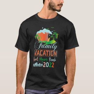 T-shirt Vacances en famille 2022 Floride Fort Myers Beach