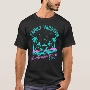 T-shirt Vacances en famille 2022 Palm Tree Virginia Chinco