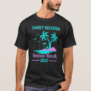T-shirt Vacances en famille 2022 Style Vintage Honduras Ro