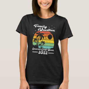T-shirt Vacances en famille 2022 Vintage Florida Côte d'Ém