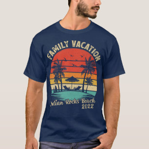 T-shirt Vacances en famille 2022 Vintage Floride Indian Ro