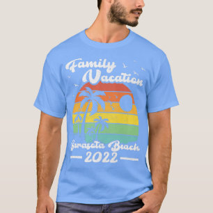 T-shirt Vacances en famille 2022 Vintage Floride Sarasota 