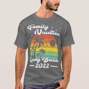 T-shirt Vacances en famille 2022 Vintage New York Long Bea