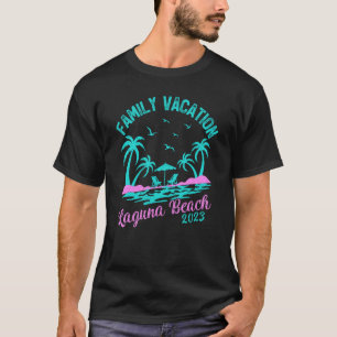T-shirt Vacances en famille 2023 California Laguna Beach