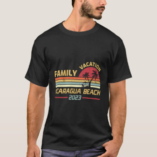 T-shirt Vacances en famille 2023 Nicaragua Beach