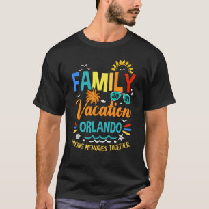 T-shirt Vacances en famille 2023 Orlando Faire basculer le