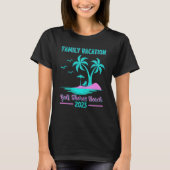 T-shirt Vacances en famille 2023 Palm Tree Alabama Gulf Sh (Devant)