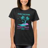 T-shirt Vacances en famille 2023 Palm Tree California Newp (Devant)