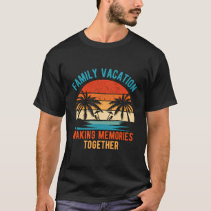 T-shirt Vacances en famille 2023 Plage Correspondant Vacan