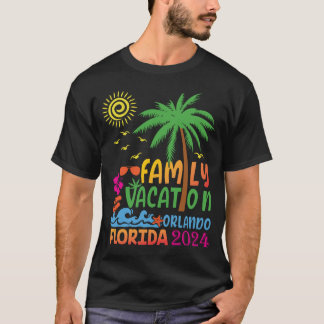 T-shirt Vacances en famille 2024 Orlando Vacation Trip 202