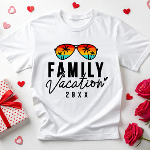 T-shirt Vacances en famille 2025 Beach Squad Voyage été