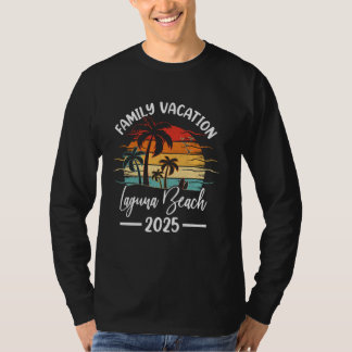 T-shirt Vacances en famille 2025 Californie vintage Laguna