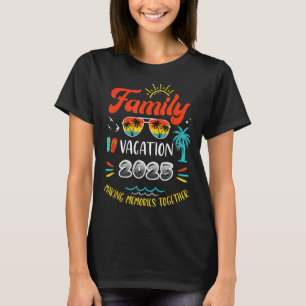 T-shirt Vacances en famille 2025 Rassembler les souvenirs