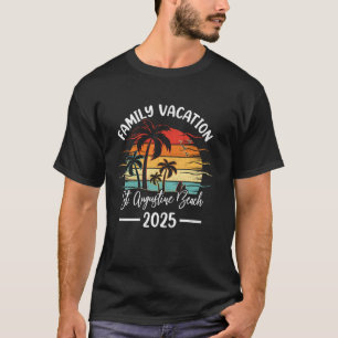 T-shirt Vacances en famille 2025 Vintage Floride St. Augus