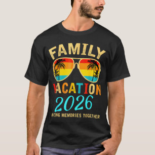 T-shirt Vacances en famille 2026 Plage Été tenue assortie
