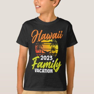T-shirt Vacances en famille à Hawaii Surf Surfiste Hawaii