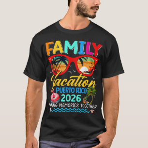 T-shirt Vacances en famille à Porto Rico Été 2026 Correspo