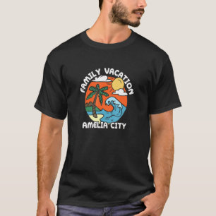 T-shirt Vacances en famille Amelia City Beach Floride Beac