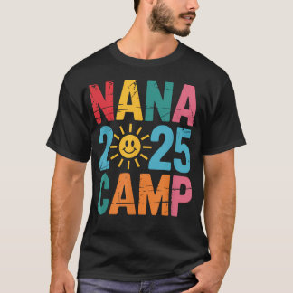 T-shirt Vacances en famille au camp Nana 2025 Camping d'ét