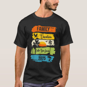 T-shirt Vacances en famille Cabo San Lucas Mexique 2025 Ét