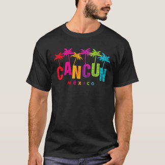 T-shirt Vacances en famille Cancun Mexique 2024 Beach Grou