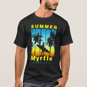 T-shirt Vacances en famille Carolina Myrtle Sunset Beach