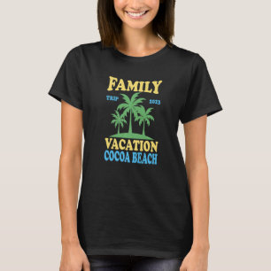 T-shirt Vacances en famille Cocoa Beach 2023