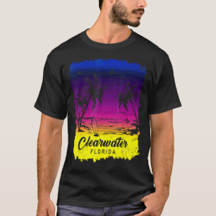 T-shirt Vacances en famille Floride Clearwater Sunset Beac