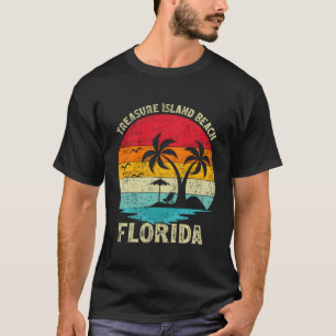 T-shirt Vacances en famille Floride Treasure Island Beach