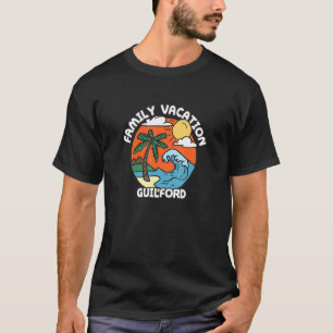 T-shirt Vacances en famille Guilford Beach Connecticut Bea