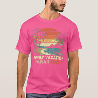 T-shirt Vacances en famille Hawaii Beach 2025 Hawaii Famil