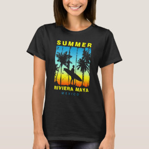 T-shirt Vacances en famille Mexico Riviera Maya Sunset Bea
