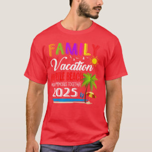 T-shirt Vacances en famille Myrtle Beach Faire des souveni