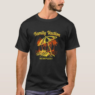 T-shirt Vacances en famille Newport Souvenir Rhode Island