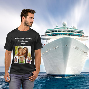 T-shirt Vacances en famille photo collage