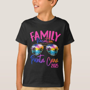 T-shirt Vacances en famille Punta Cana 2025 Vacances corre