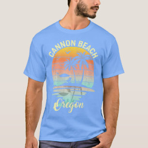T-shirt Vacances en famille Retro Oregon Cannon Beach
