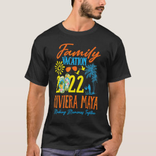 T-shirt Vacances en famille Riviera Maya Mexique 2022 Corr