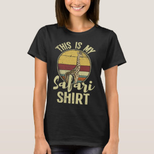 T-shirt Vacances en famille Safari africain Zoo Safari ani