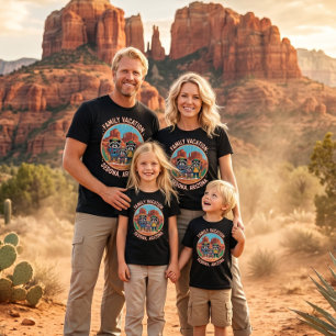 T-shirt Vacances en famille Sedona Arizona Ensemble coordo